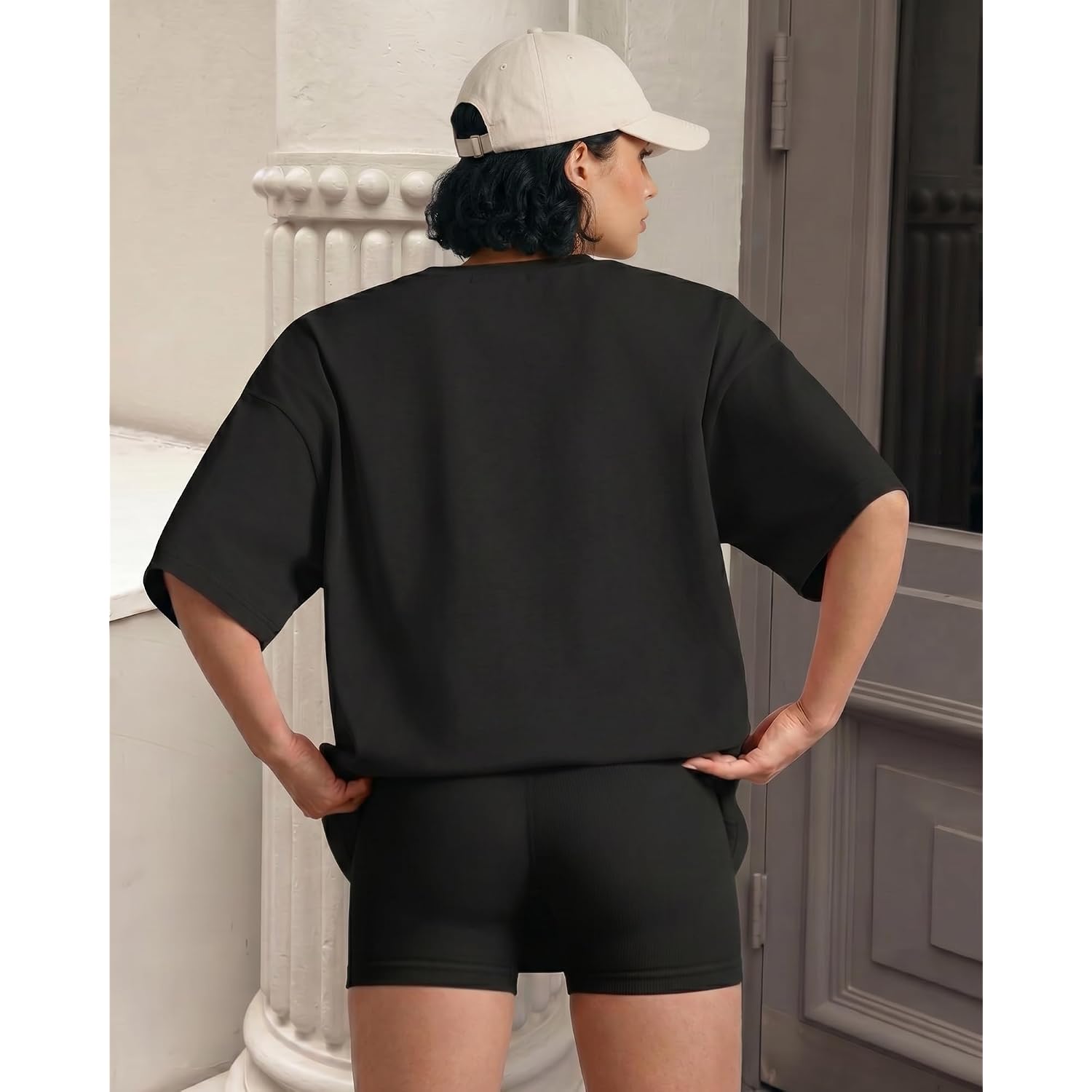 GAYHAY Oversized Tshirts for Women - Spring Summer Workout Clothes Short Sleeve Tops Crew Neck Tee Shirts Fashion Casual 2026