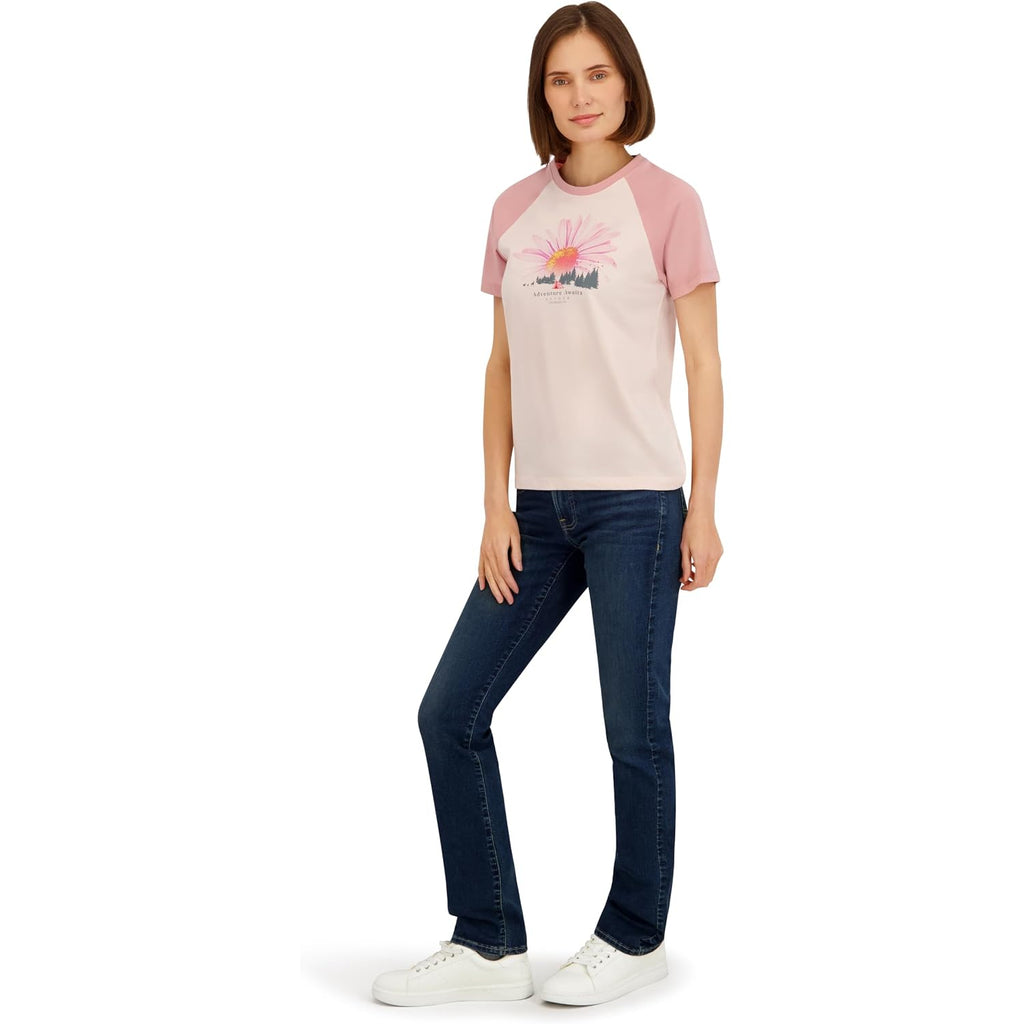 Spyder Women's Floral Adventure Graphic Short Sleeve Tee T-Shirt
