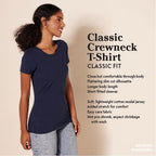 Amazon Essentials Women's Regular-Fit Short-Sleeve Crewneck T-Shirt, Multipacks