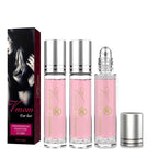 3Pcs Pheromones Perfumes for Women, Long Lasting Women's Cologne, Pheromone Perfumes Attract Men, Women's Perfume, Roller Ball Design, Portable and Fruity