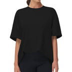 THE GYM PEOPLE Women's Casual Oversized T-Shirts Summer Crewneck Short Sleeve Workout Basic Tee Tops