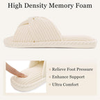 Women's Slippers Corduroy Beige