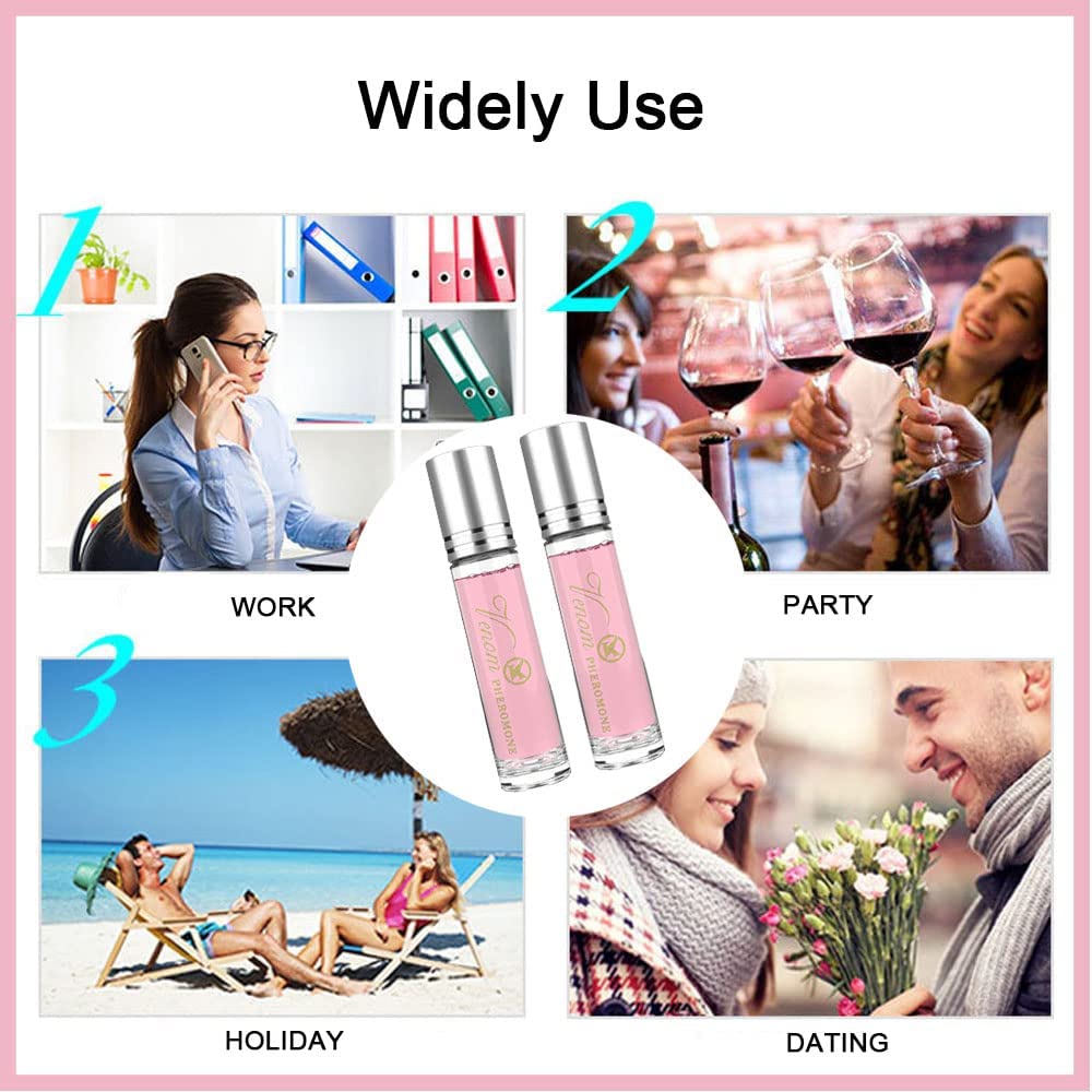 Women Pheromone Perfume - Long-lasting and Addictive Personal Roll-on Pheromone Perfume Oil Fragrance - Cologne for Women to Attract Men