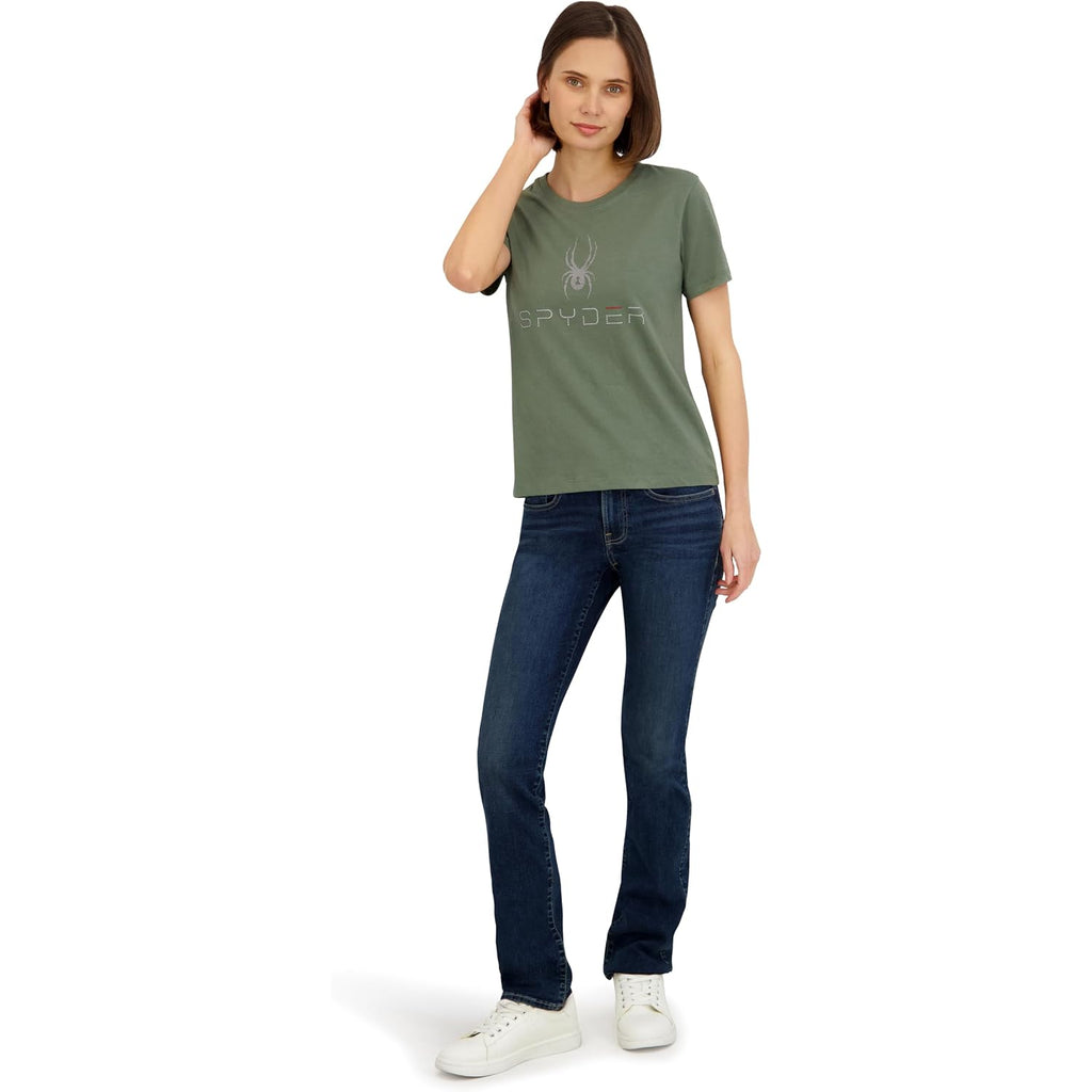 Spyder Women's Core Classic Logo Graphic Short Sleeve Tee T-Shirt