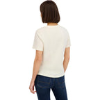 Spyder Women's Floral Wordmark Logo Graphic Short Sleeve Tee T-Shirt