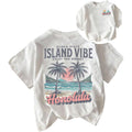 SOLY HUX Women's Hawaiian Beach T Shirts Tropical Graphic Tess Short Sleeve Tops Vacation Clothes