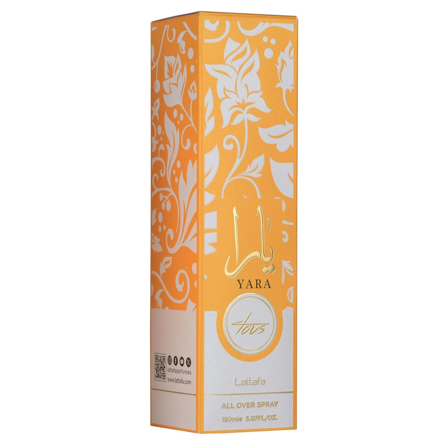 Lattafa Yara Tous – Tropical, Fruity, Floral, Vanilla – All Over Spray Long-Lasting Fragrance for Women, 5.07 Ounce / 150 ml