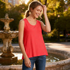 Hanes Women's Shirts, Women’s Mini-Ribbed Cotton Tank Tops, Women’s Sleeveless T-Shirts, Women’s Tanks