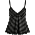 SOLY HUX Womens Y2K Lace Cami Sleeveless Striped Spaghetti Strap Camisole Gothic Babydoll Tops