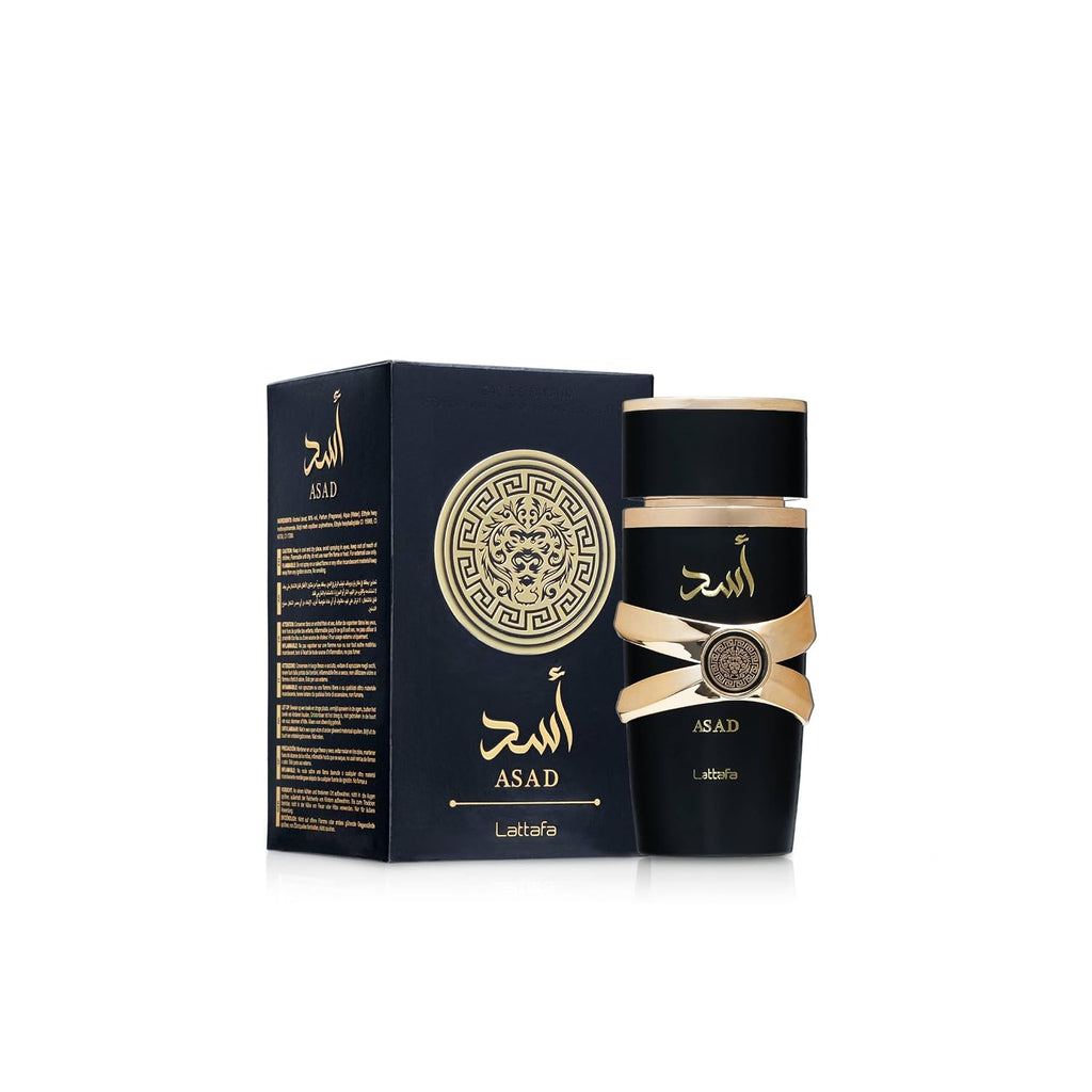 Lattafa Imported Long Lasting Luxury Perfume Spray Asad Premium Refreshing Oud and Musk Fragrances Eau De Parfum 100 ml Perfume for Unisex