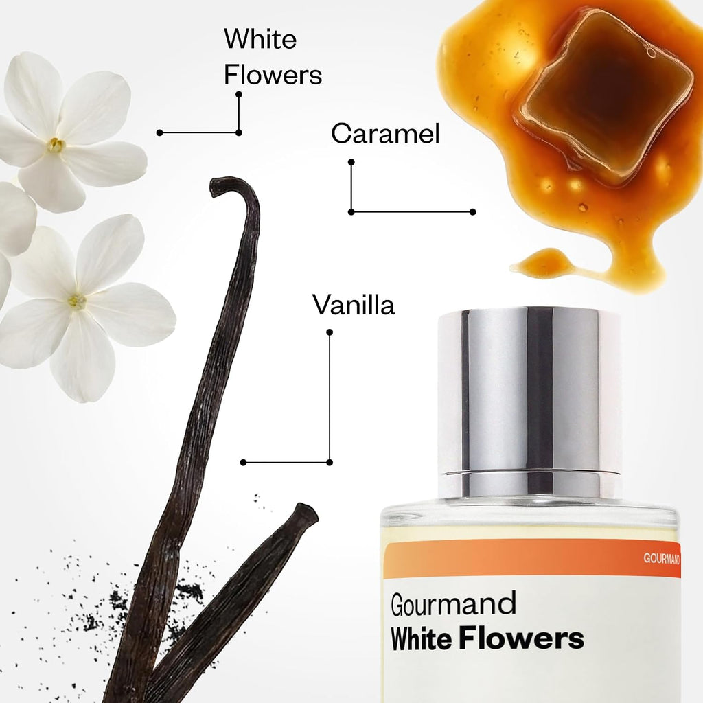 Dossier - Gourmand White Flowers - Inspired by Flowerbomb - Eau de Parfum - Long-Lasting Fragrance - Feminine - 1.7 fl oz (50ml)