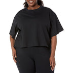 Amazon Essentials Women's Organic Cotton Drop Shoulder Relaxed Boxy Short-Sleeve T-Shirt (Available in Plus Size)