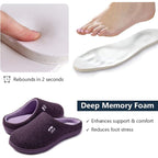 Women's Slippers Two-Tone Eggplant