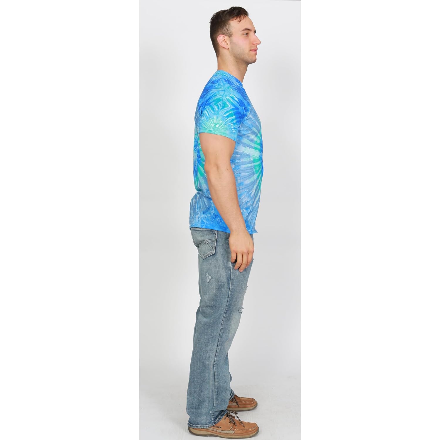 Colortone Spider Tie Dye T-Shirts for Men and Women - Unisex Short Sleeve Tie-Dye T Shirts for Adults