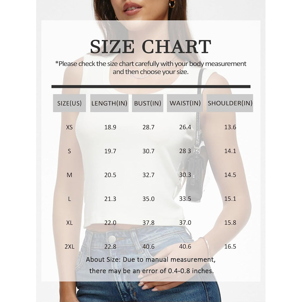 Women Wide Strap Ribbed Cropped Tank Tops 2026 Summer Trendy Crop Top Tight Fit Basic Sleeveless Camisole