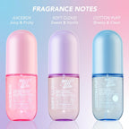 Holler And Glow Mood Boosting Soft Cloud Body & Hair Mist, Body Spray, Teen Girls Spritz, Long Lasting, Vanilla, Sweet Scented, Water Based Fragrance For Tweens, Clean & Gentle Formula, 3.38 Fl Oz