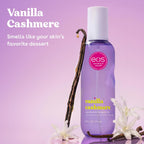 eos Cashmere Body Mist, Vanilla Musk & Cozy Caramel, Hair Mist and Body Spray for Women, Moisturizing Formula with Hyaluronic Acid, Vegan, Cruelty-Free, 6 fl oz
