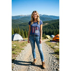 Women's Floral T-Shirts Graphic Loose Tees Sunflower Graphic Summer Short Sleeve Boho Casual Tops