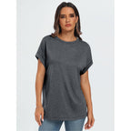 AUTOMET Women's Oversized Short Sleeve T Shirts Casual Summer Everyday Tops