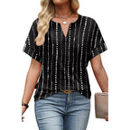 WIHOLL Womens Summer Tops 2026 Short Sleeve V Neck T Shirts Fashion Beach Vacation Clothes Business Casual Outfits