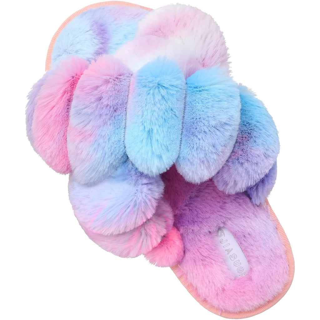 Women's Slippers Crisscross Twist Colorful