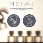 MIX:BAR Vanilla Bourbon Perfume for Women - Woody, Vanilla Bean, Amber Scent - Eau de Parfum Spray - Hair Mist Perfume - Long‑Lasting Fragrance,1.7oz