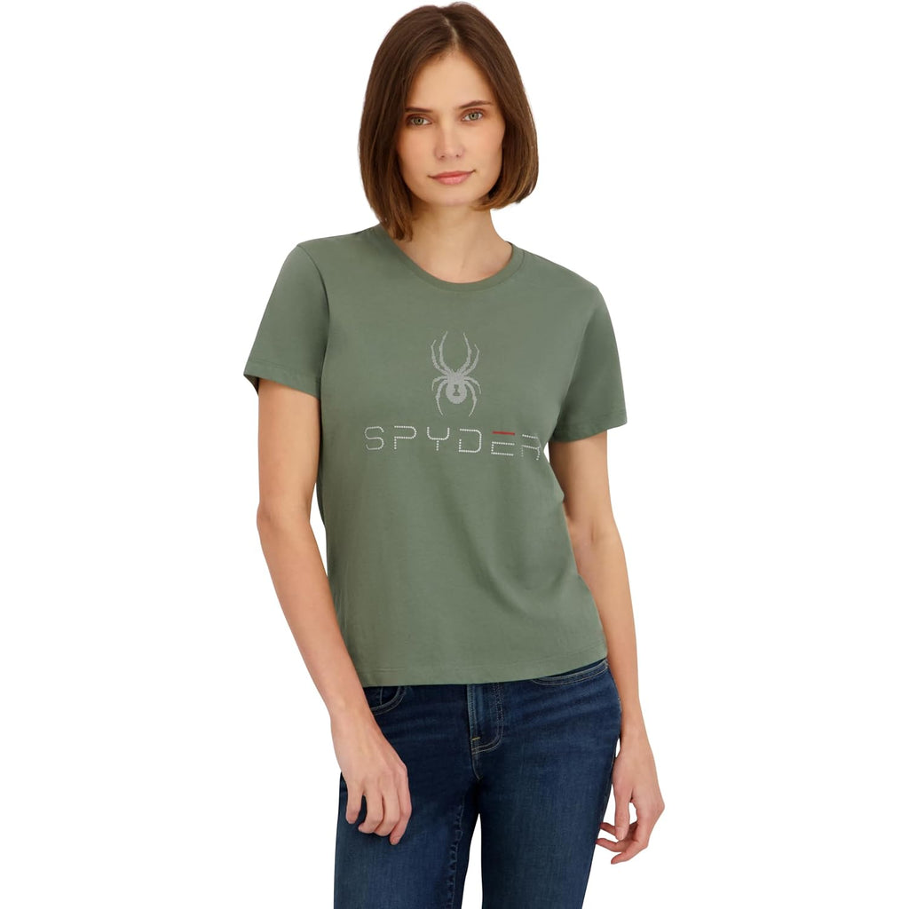 Spyder Women's Core Classic Logo Graphic Short Sleeve Tee T-Shirt