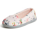 Women's Slippers Rebecca Pink Floral Velour