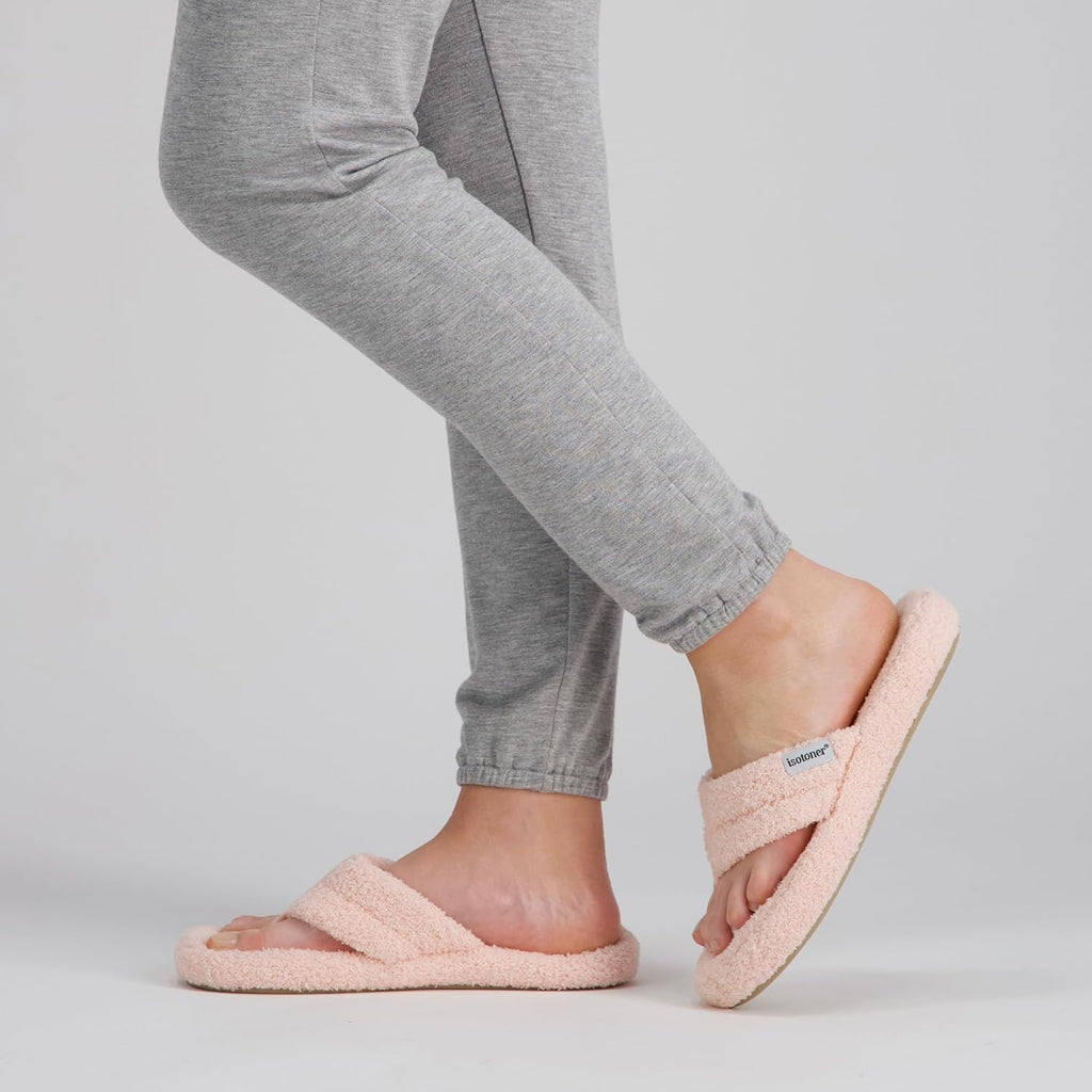 Women's Slippers Plush Light Grey