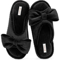 Women's Slippers Bow Velvet Black