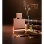 Al Haramain Amber Oud Tobacco Edition for Unisex - Arabian Perfume for Women & Men - Long Lasting Fragrance with Notes of Tobacco Leaf, Cinnamon, Vanilla, Dried Fruit - Arabic Cologne - 2 oz EDP Spray