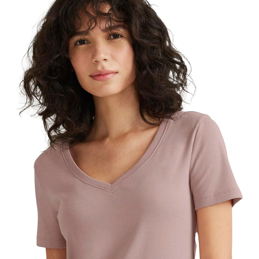 Eddie Bauer Womens Women's Short Sleeve Favorite Vneck Tee