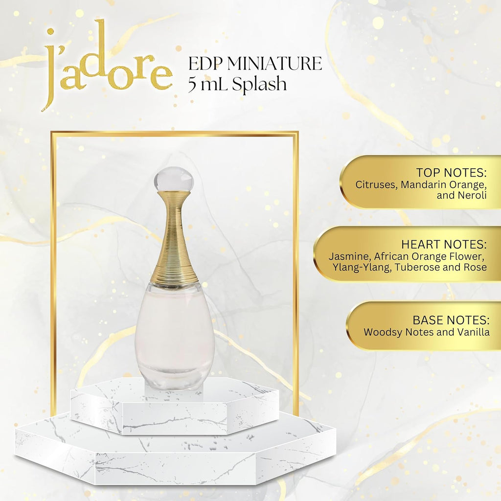 Dior Jadore Eau de Parfum Splash Mini for Women, 0.17 Ounce
