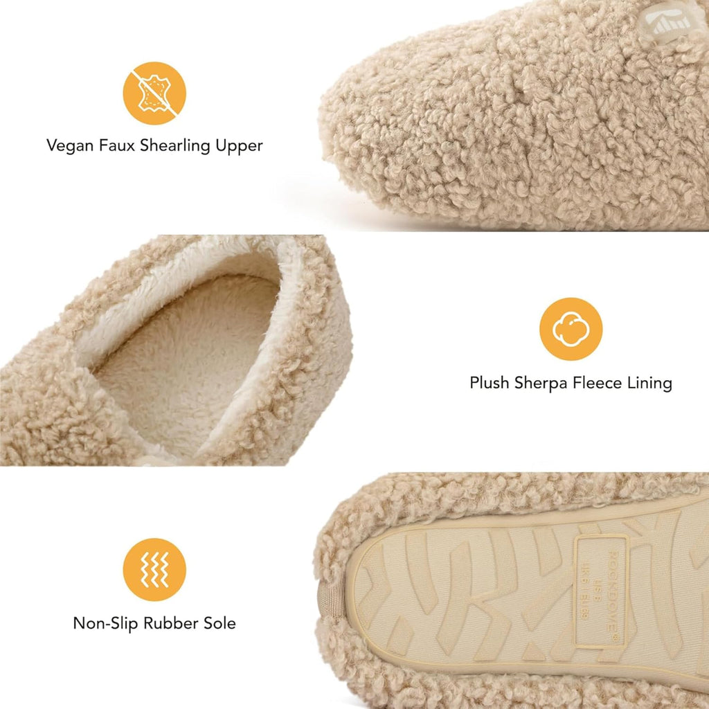 Women's Slippers Shearling Beige