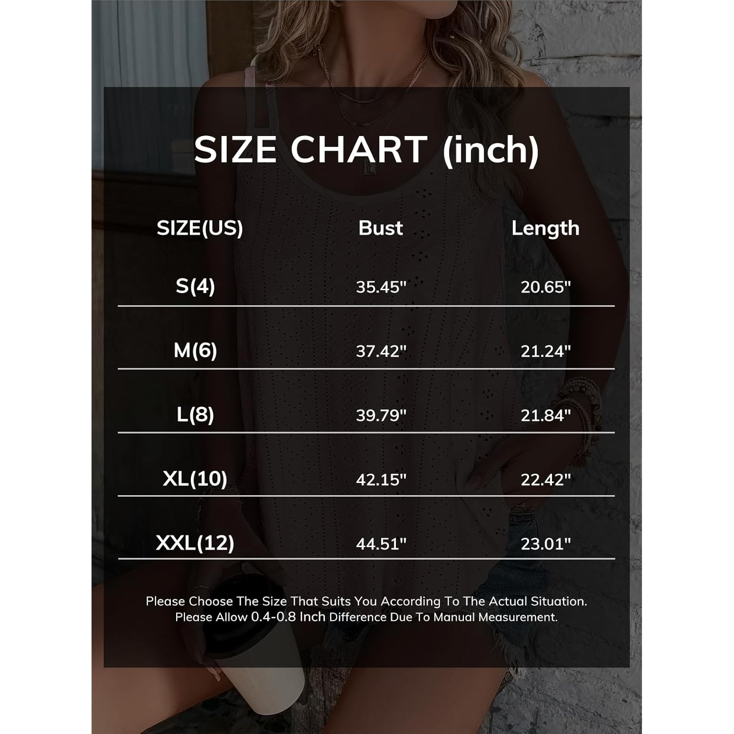 Women's Spaghetti Strap Tank Top Blue