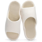 Women's Slippers Corduroy White