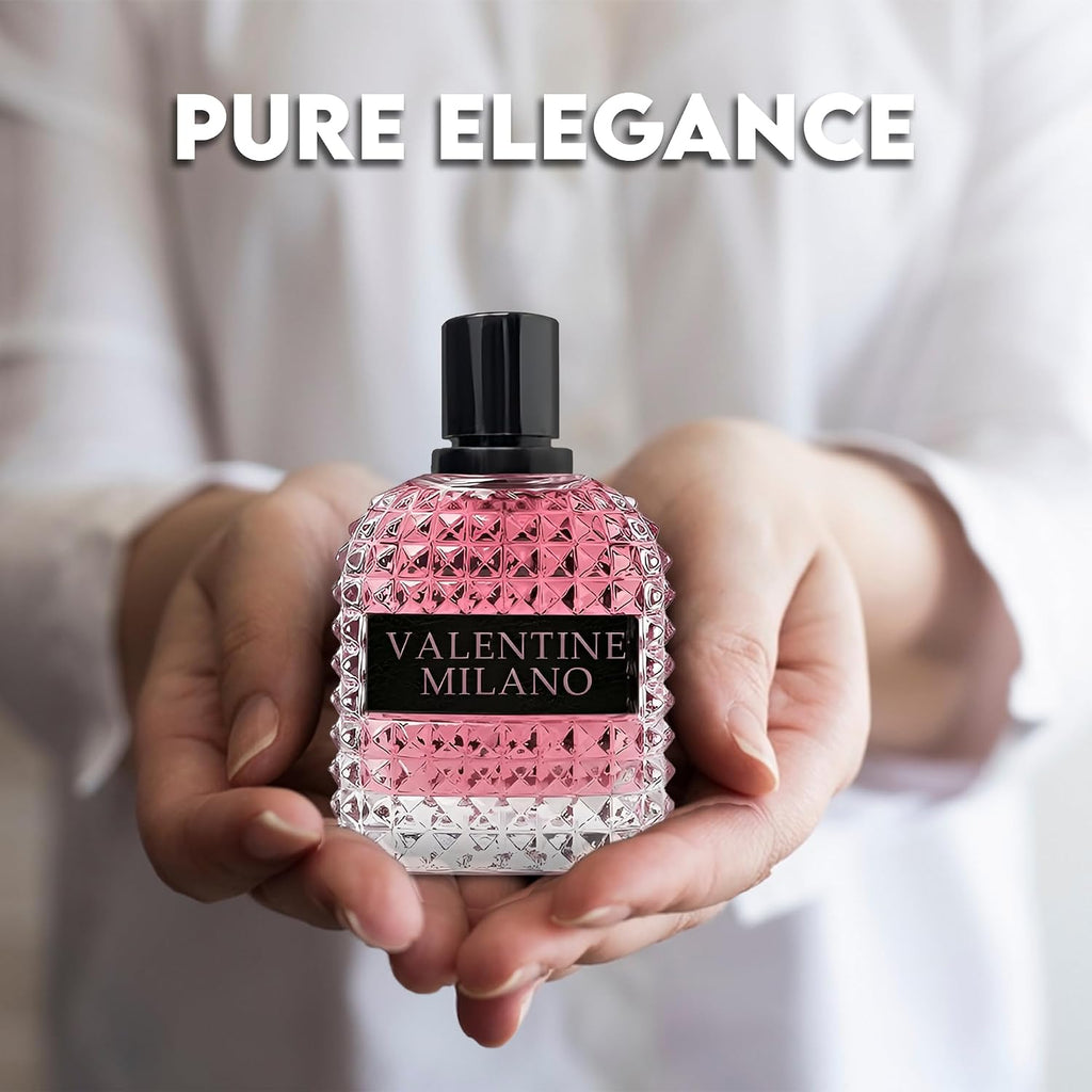 Valentine Milano Perfume for Women,Captivating Scent for Confident Elegance Women's Fragrance,3.4 Fluid Ounce Eau de Parfum Daily Used