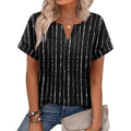 WIHOLL Womens Summer Tops 2026 Short Sleeve V Neck T Shirts Fashion Beach Vacation Clothes Business Casual Outfits