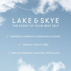 Lake & Skye 11 11 Eau de Parfum Travel Spray, Clean Skin Musk & White Amber Unisex Fragrance with Ozonic & Marine Notes, 0.5 fl oz (15 ml)