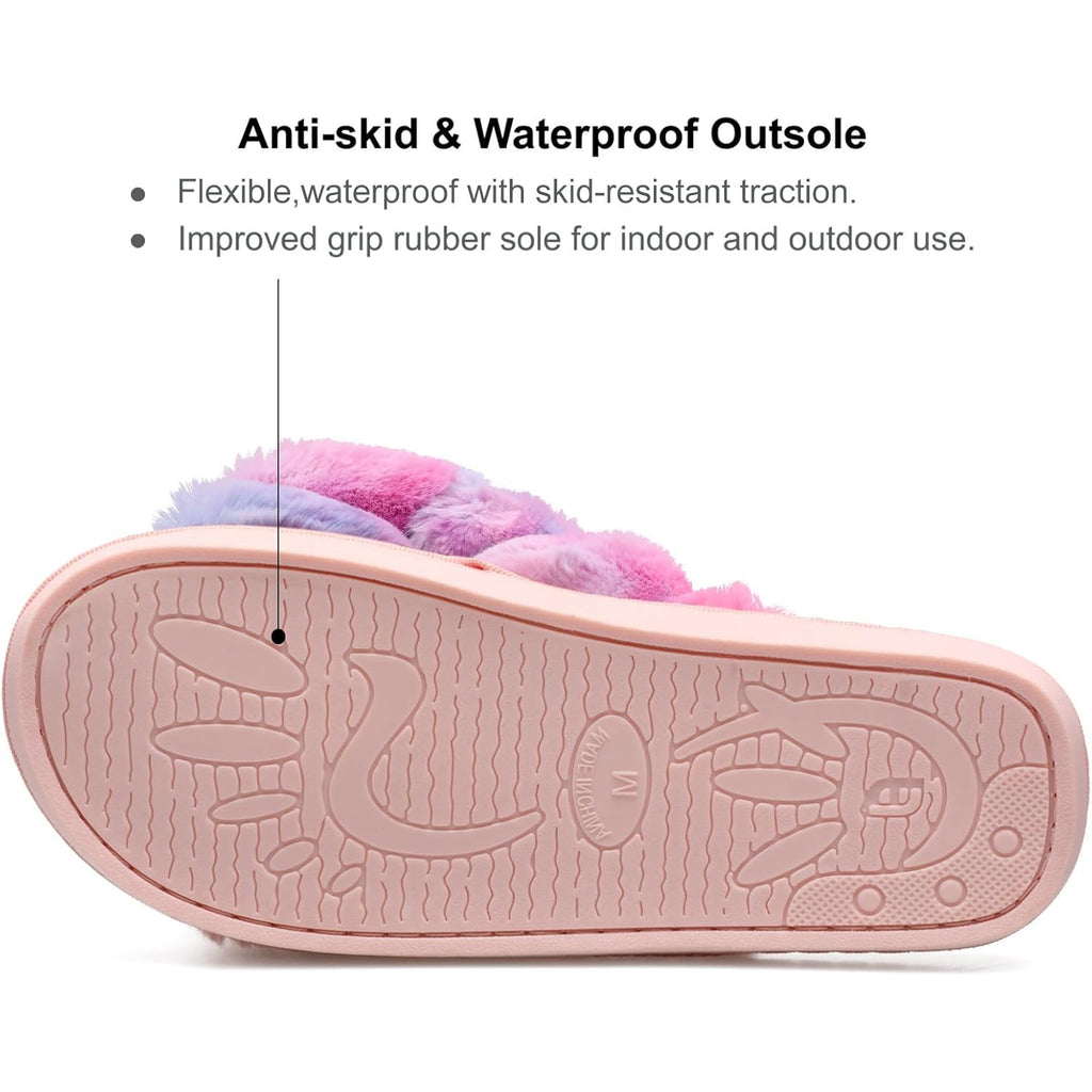 Women's Slippers Crisscross Twist Colorful