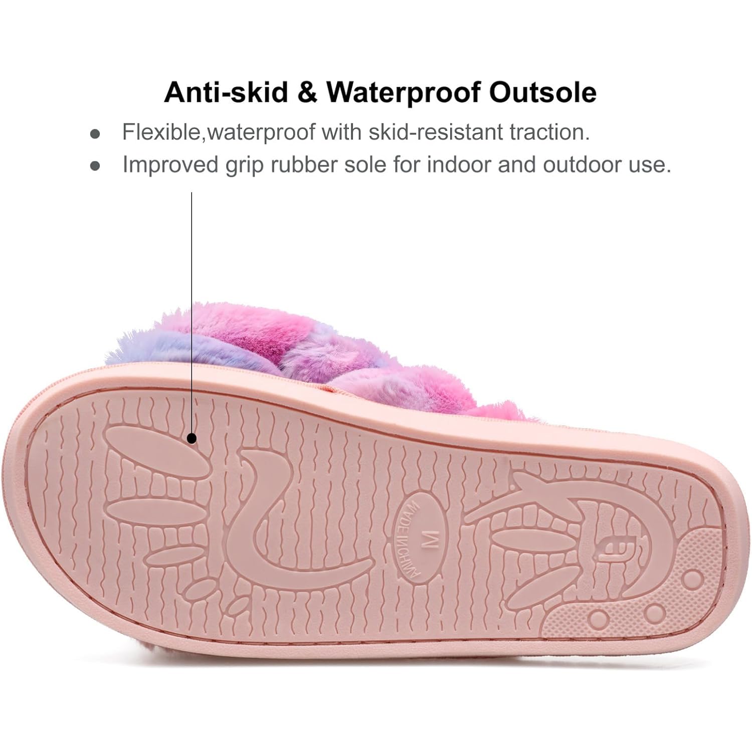 Women's Slippers Crisscross Twist Colorful