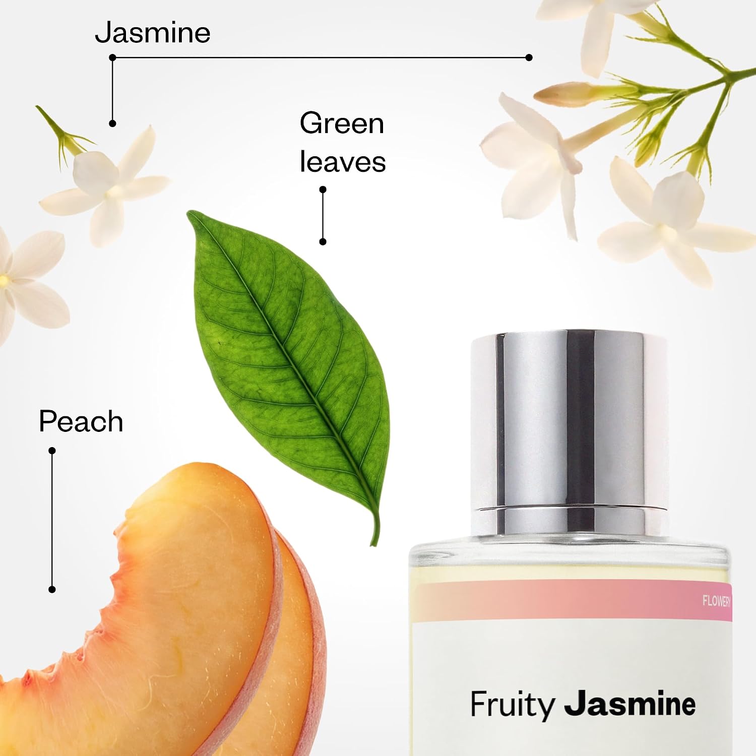 Dossier - Fruity Jasmine - Inspired by J'adore - Eau de Parfum - Long-Lasting Fragrance - Feminine - 1.7 fl oz (50ml)