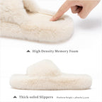 Women's Slippers Fur Beige