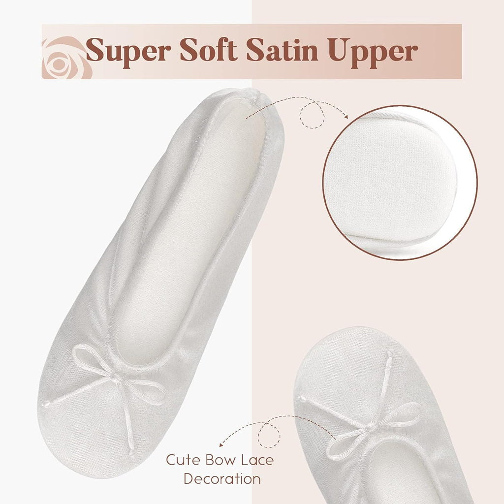 Women's Slippers Ballerina White