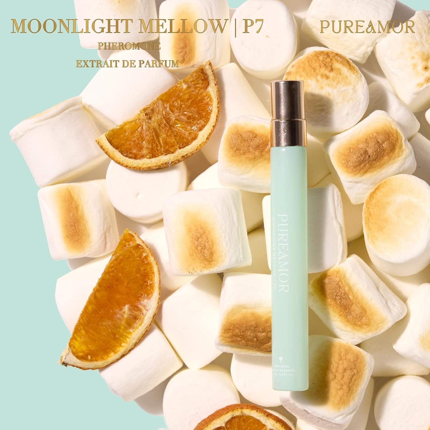 Pheromone Perfume for Women, Moonlight Mellow Extrait de Parfum - Long Lasting Sweet Floral Gourmand Scent, 30% High Concentration, Travel Size Fragrance Spray, 0.4 oz / 12ml