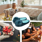 Women's Slippers Velvet Turquoise