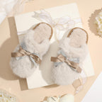 Women's Slippers Butterfly Beige