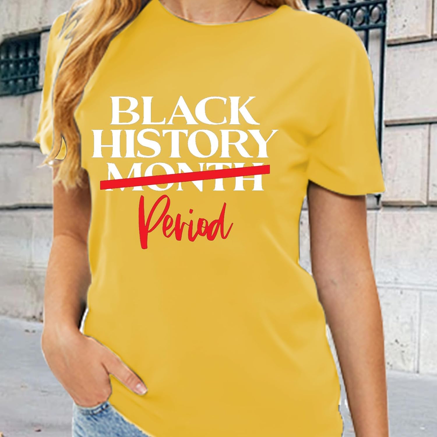 Black History T-Shirt for Women Black History Month Tshirt Juneteenth Period Tee Tops
