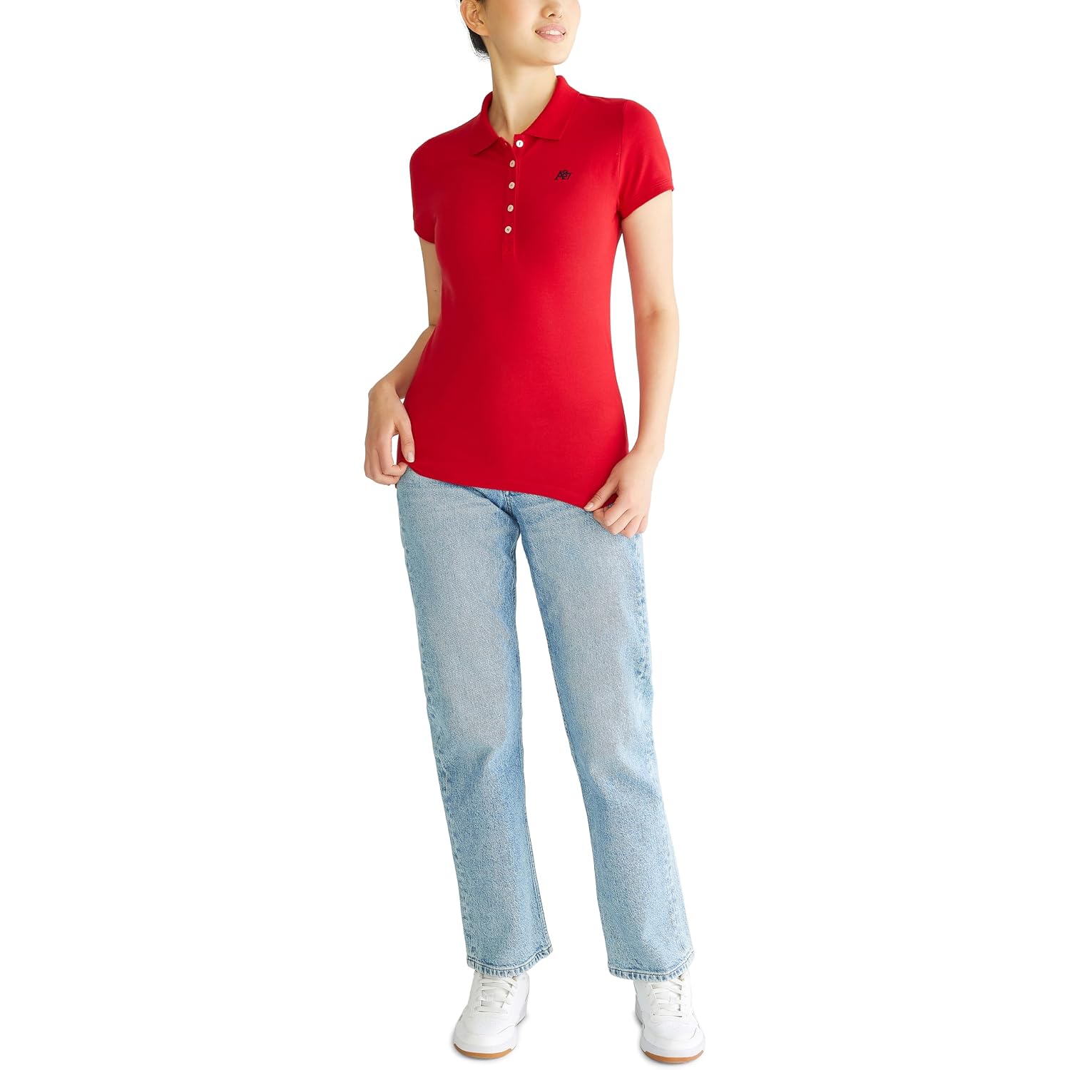 Aeropostale Women's Aero Solid A87 Polo