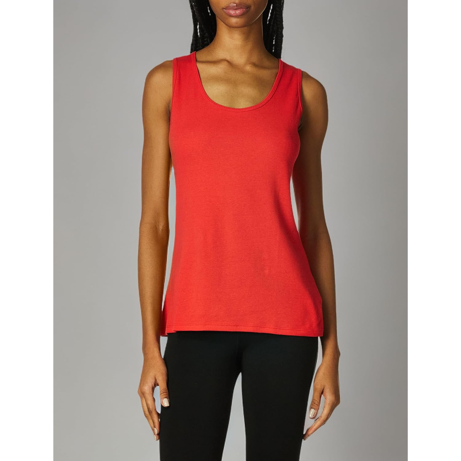 Hanes Women's Shirts, Women’s Mini-Ribbed Cotton Tank Tops, Women’s Sleeveless T-Shirts, Women’s Tanks